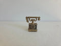 miniatuur letterbaktelefoon goudkleurig