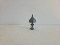 miniatuur tinnen olielamp met kap